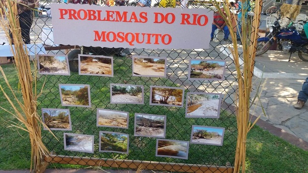 Alunos da Educação Integral apresentaram o projeto “Rio Mosquito: Patrimônio e responsabilidade de todos!”. Foto: Maria Suzerlei Santos